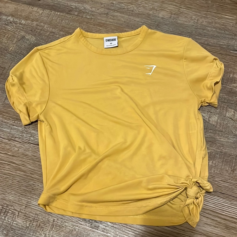 Yellow Side Tie Shirt